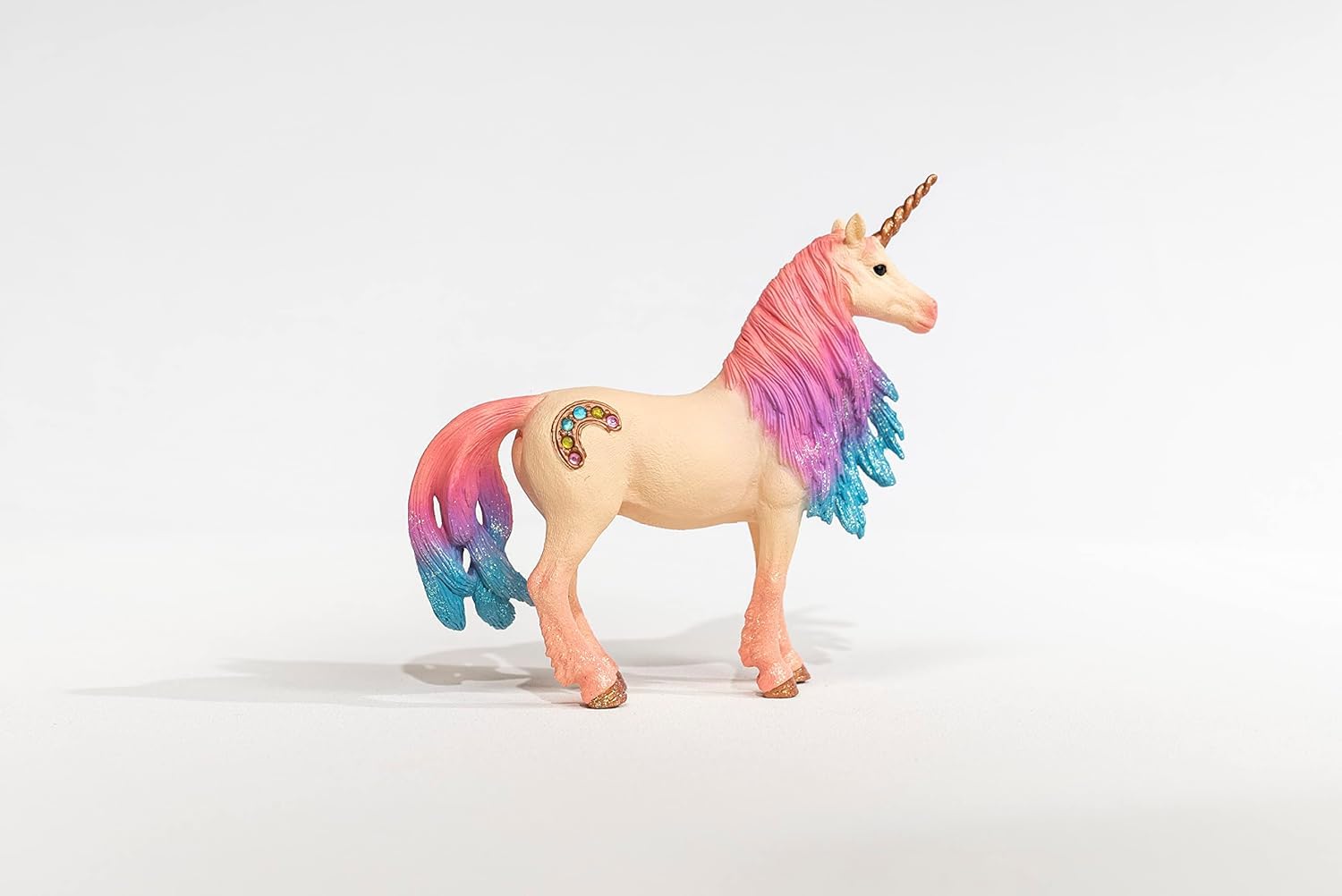 Schleich BAYALA | Yegua Unicornio Marshmallow 70723 | Figura Detallada y fantástica | Gran Regalo para niñas y niños | Figura de colección | Juguete a Partir de 5 años | 13 x 4 x 13 cm