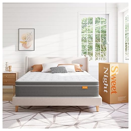 Sweetnight King Mattress, 12 Inch Soft Pillow Top King Size Mattress - Individually Wrapped Pocket Springs Hybrid Mattress with Cooling Gel Memory Foam for Motion Isolation & Cooler Sleep, Island
