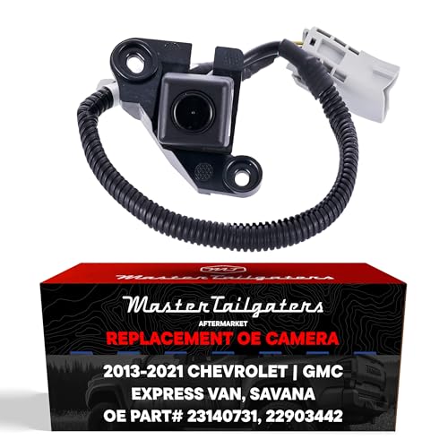 Image of Master Tailgaters Replacement for Chevrolet Express Van /GMC Savana (2013-2021) Backup Camera OE Part # 23140731, 22903442