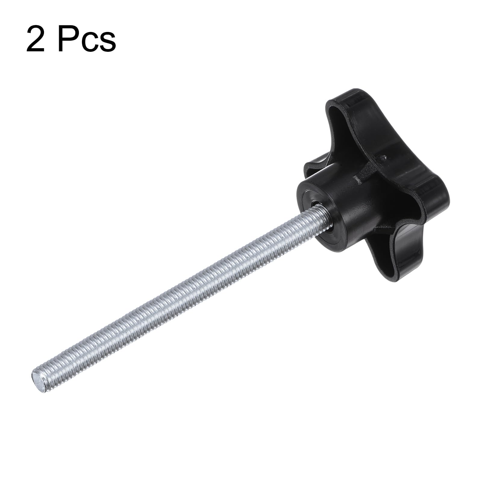 QUARKZMAN 8 stuks sterknoppen M10 x 30 mm schroefdraad van roestvrij