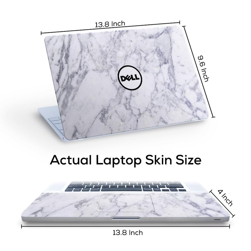 Image of Galaxsia DL229 Top+Wrist Pad Vinyl Laptop Skin /Sticker /Cover for 14 Inches Laptops Laminated-Removable-HD Quality Compatible for Dell (13.8x9.6 Inches)
