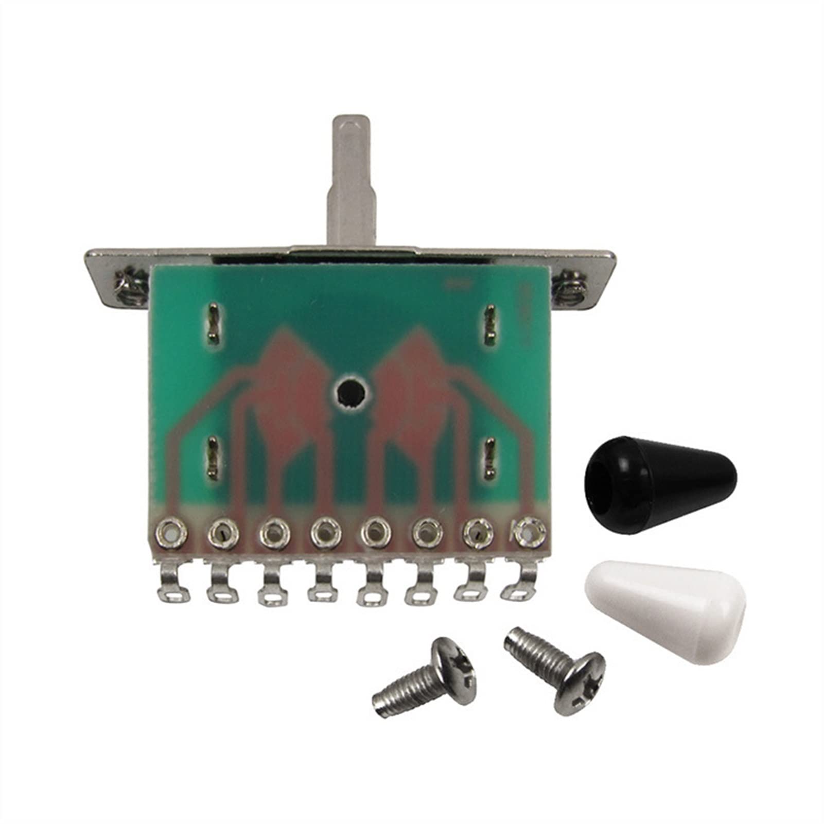 TSTS Convertidor Selector De Recogida De Guitarra De 5 Vías con Tapa De 2tip para TL 8 Convertidor De Palanca De Palanca De Guitarra De Piernas Reemplazo Piezas Guitarra