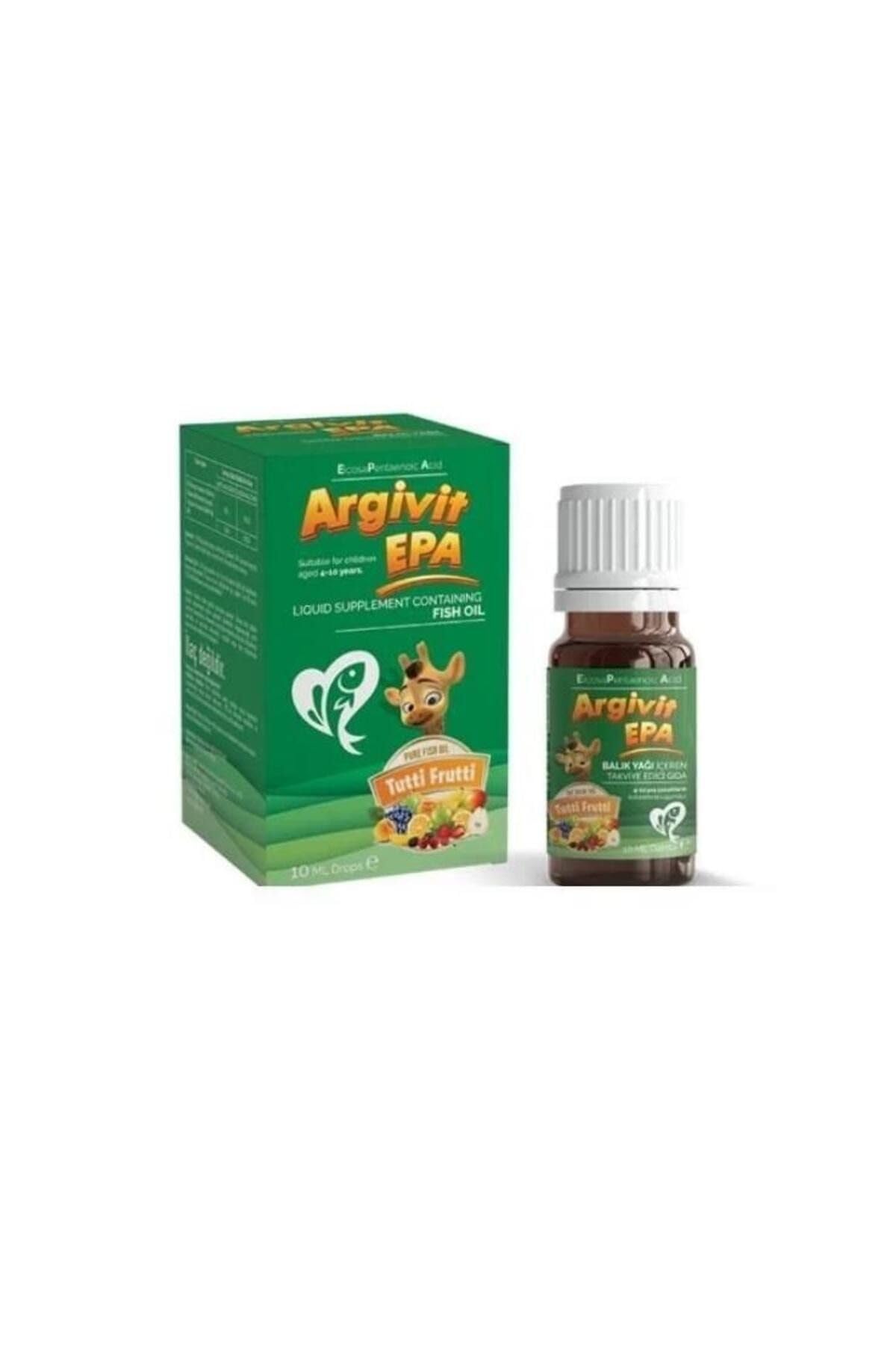 Argivit Epa İçeren Damla Balık Yağı 10 ml Tutti Frutti Aromalı
