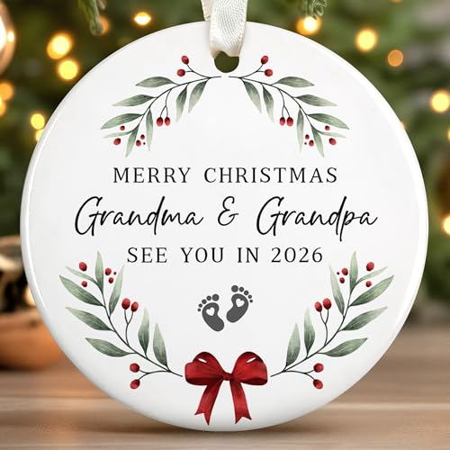 HUNIGIFT Grandparents Gifts - First Time Grandparents Gifts for Grandma,