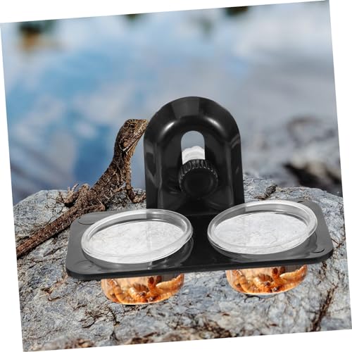MERRYHAPY 2 Stücke Schildkröte Reptil Schüssel Lebensmittel Wasser Feeder Bowl Für Leopard Gecko Tanks