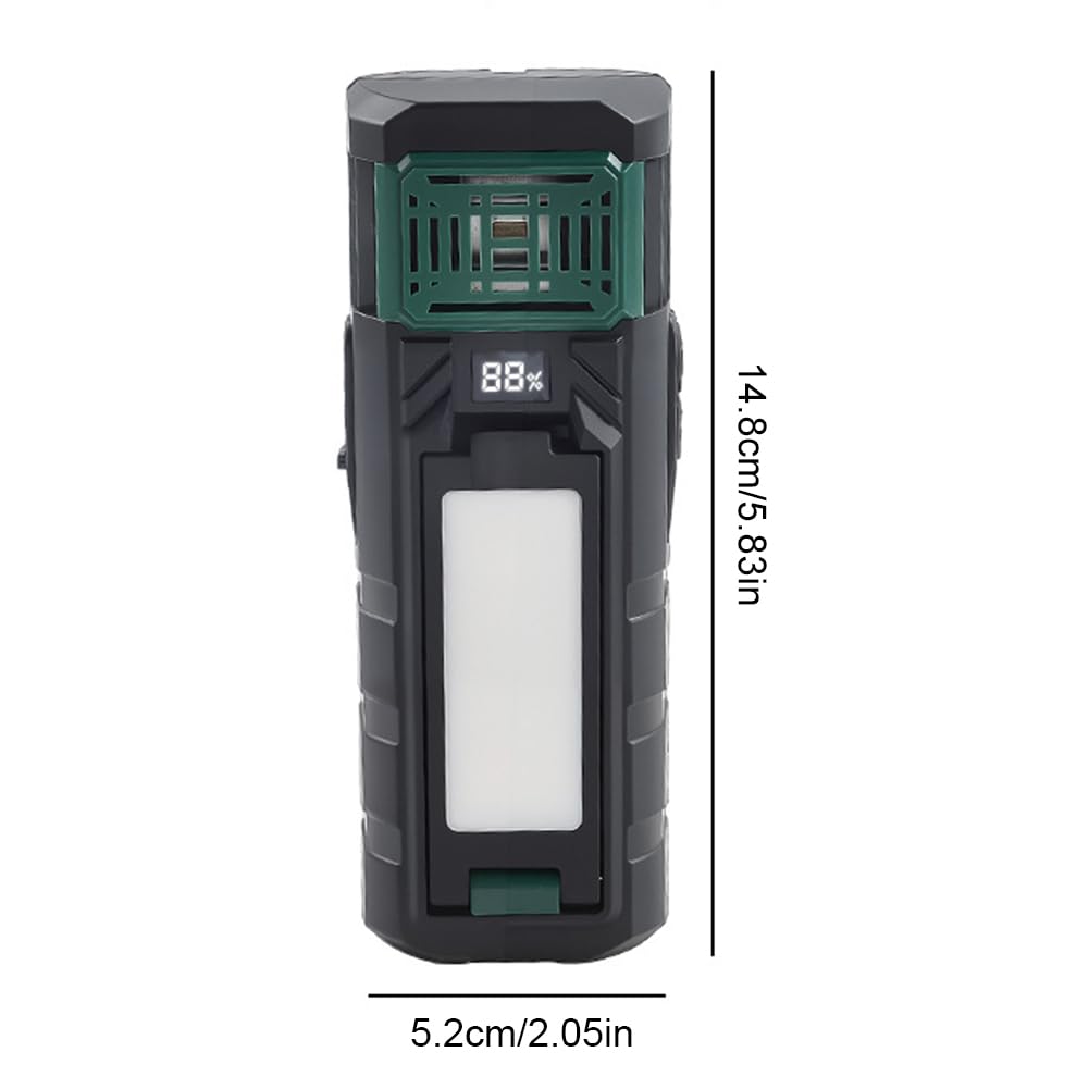 Wielofunkcyjna lampa kempingowa LED z haczykiem na komary typu C USB ładowalna lampa kempingowa