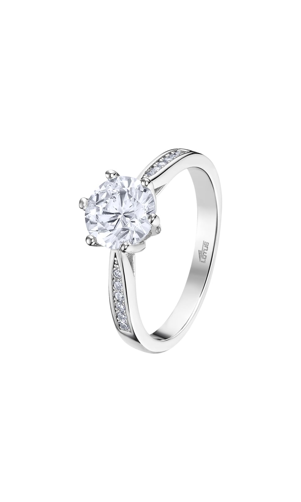 LOTUS SILVER Ring Silber Damen Silber 925 | Verlobung, Heiratsantrag, Ehering, Promise-Ring, Mit Zirkonia, Damenringe LP3442-3/114
