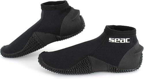 SEAC Tropic 5050020070040A - Botas cortas de neopreno, color negro, 0.079 in