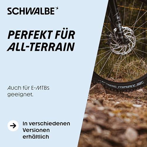 Foto von Schwalbe Nobby NIC MTB Fahrradreifen – 26“, 27“, 29“ Zoll – Addix Gummimischung – ideal für Mountainbike, Trail und Enduro – Schwalbe Reifen MTB