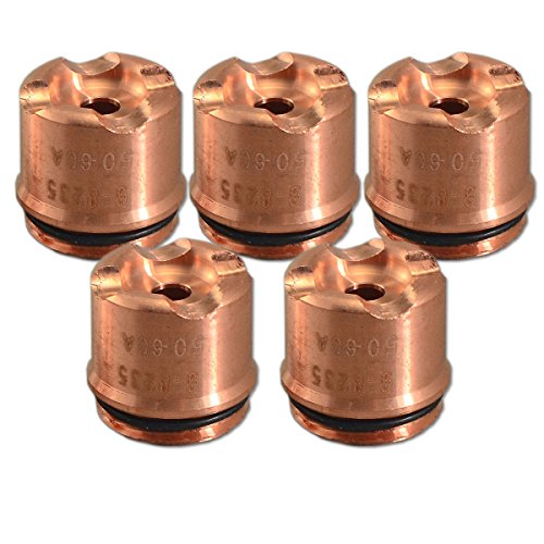 RIVERWELD Shield Cap Drag 50-60A 9-8235 for Thermal Dynamics SL60 SL100 A120 Plasma Cutter Torch Consumables Parts Pack of 5