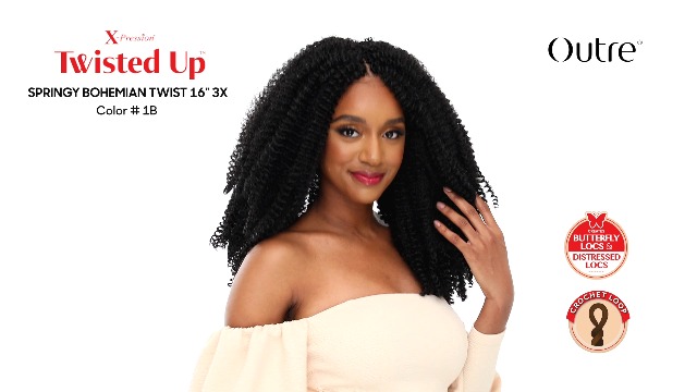 Amazon.com : Outre Xpression Twisted Up Springy Bohemian Twist 3X
