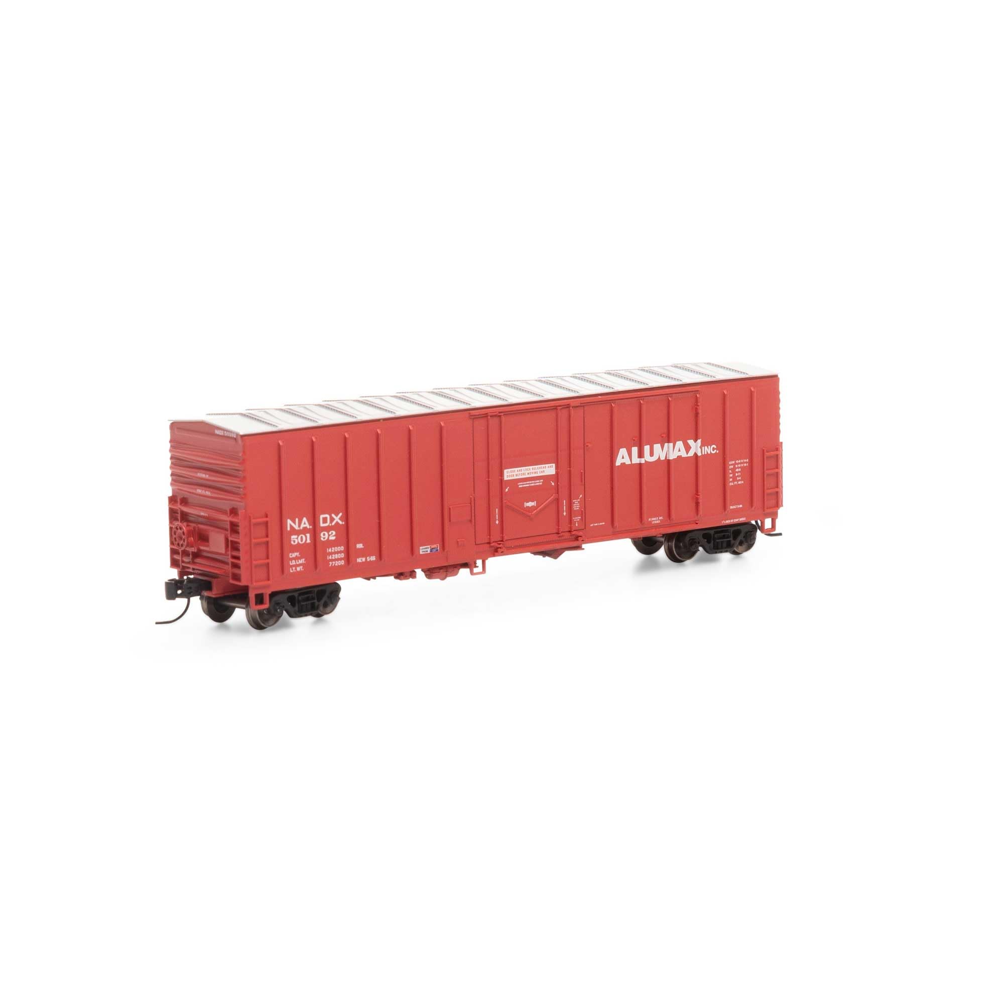 Athearn N 50' NACC Box Alumax #50192 ATH3867 N Rolling Stock