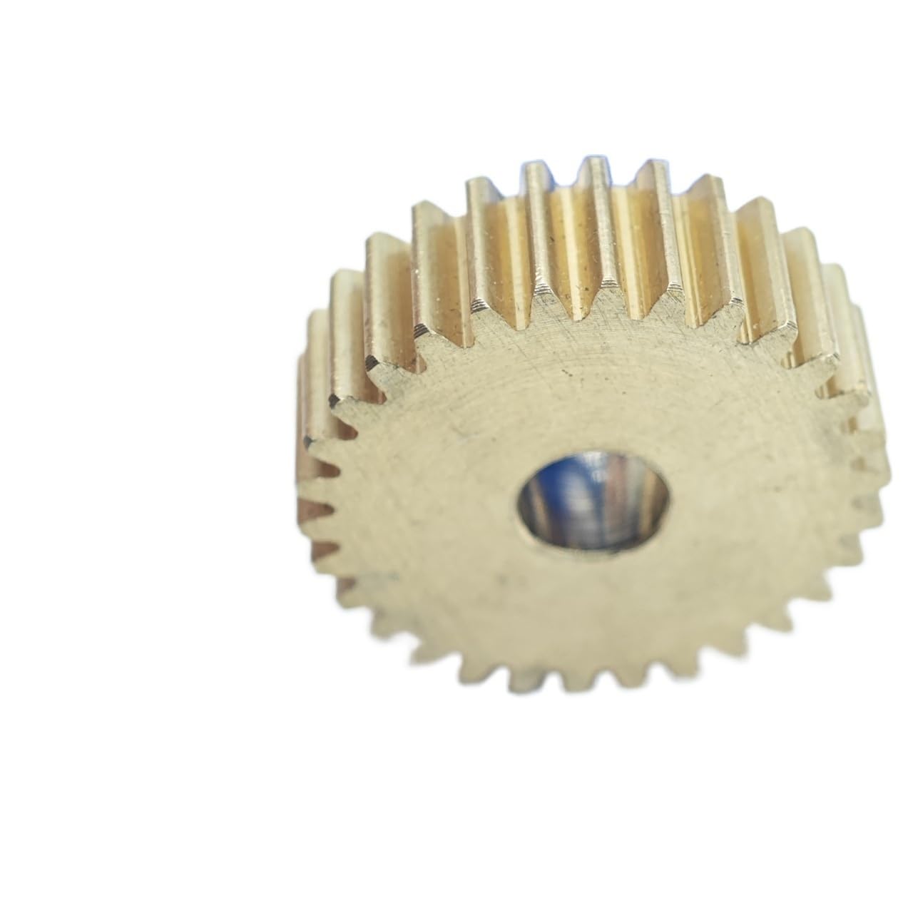 Pignon cylindrique en laiton 0,6M 116T, diamètre extérieur 70,8 mm, épaisseur 5 mm, denture droite, module 0,6, engrenage droit à 116 dents Mécanique(20mm bore)