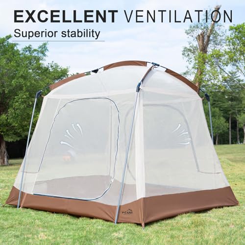 Carpa para camping impermeable para 4 personas miniatura 4