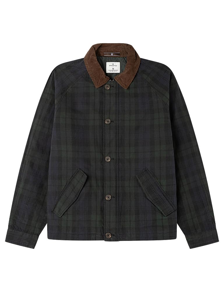  **Springfield Checks Barbour Uomo Giacca Sportiva Versatile e Comfortevole per Qualsiasi Stagione**
| **Springfield Che
