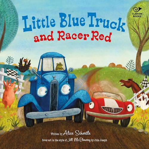 Page de couverture de Little Blue Truck and Racer Red