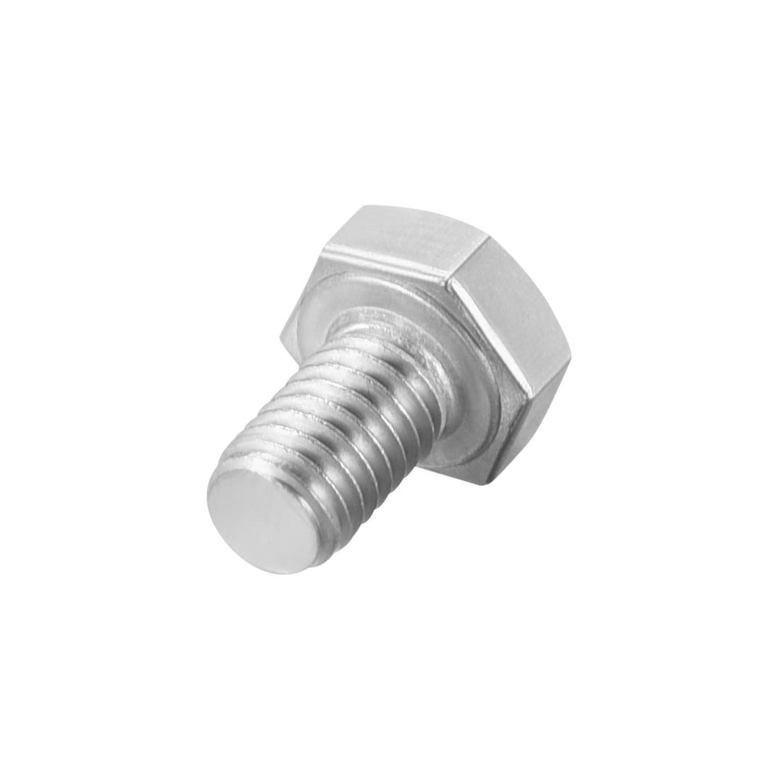 Sourcing Map M12 - Tornillo Hexagonal M12-1,75 X 80 Mm UNC Con Cabeza Hexagonal A2-70 (304) De Acero Inoxidable Totalmente Roscado, 5 Piezas