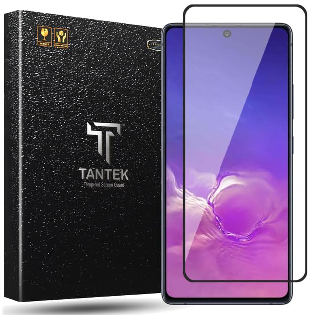 Image of TitanGuard Tempered Glass Screen Protector Guard for Samsung Galaxy Note 10 Lite / S10 Lite - 9H Hardness, Military Grade, Anti-Static, Easy Installation Kit - 1 PACK