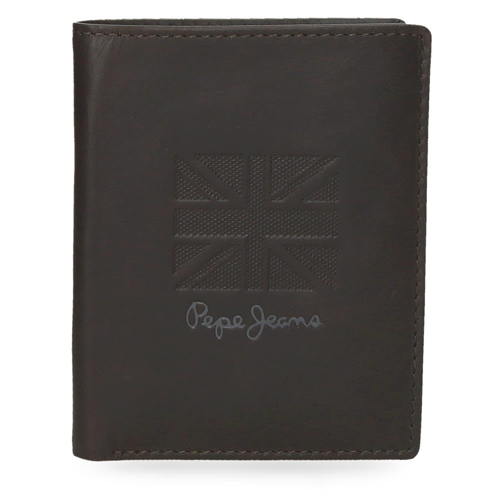 Pepe Jeans Denver Portacarte Blu 9x11x1 cms Piel di Joumma Bags