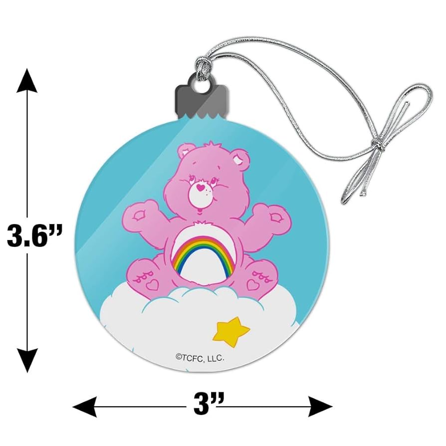 ケアベア　オーナメント Amazon.co.jp: GRAPHICS & MORE Care Bears Cheer Bear アクリル