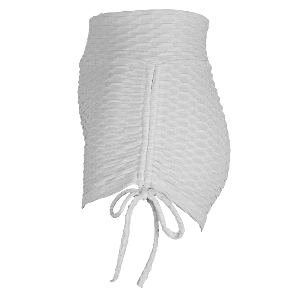SNAPPSY Women Stretchy Butt Lifting Workout Running Yoga Shorts Gray S-image-17