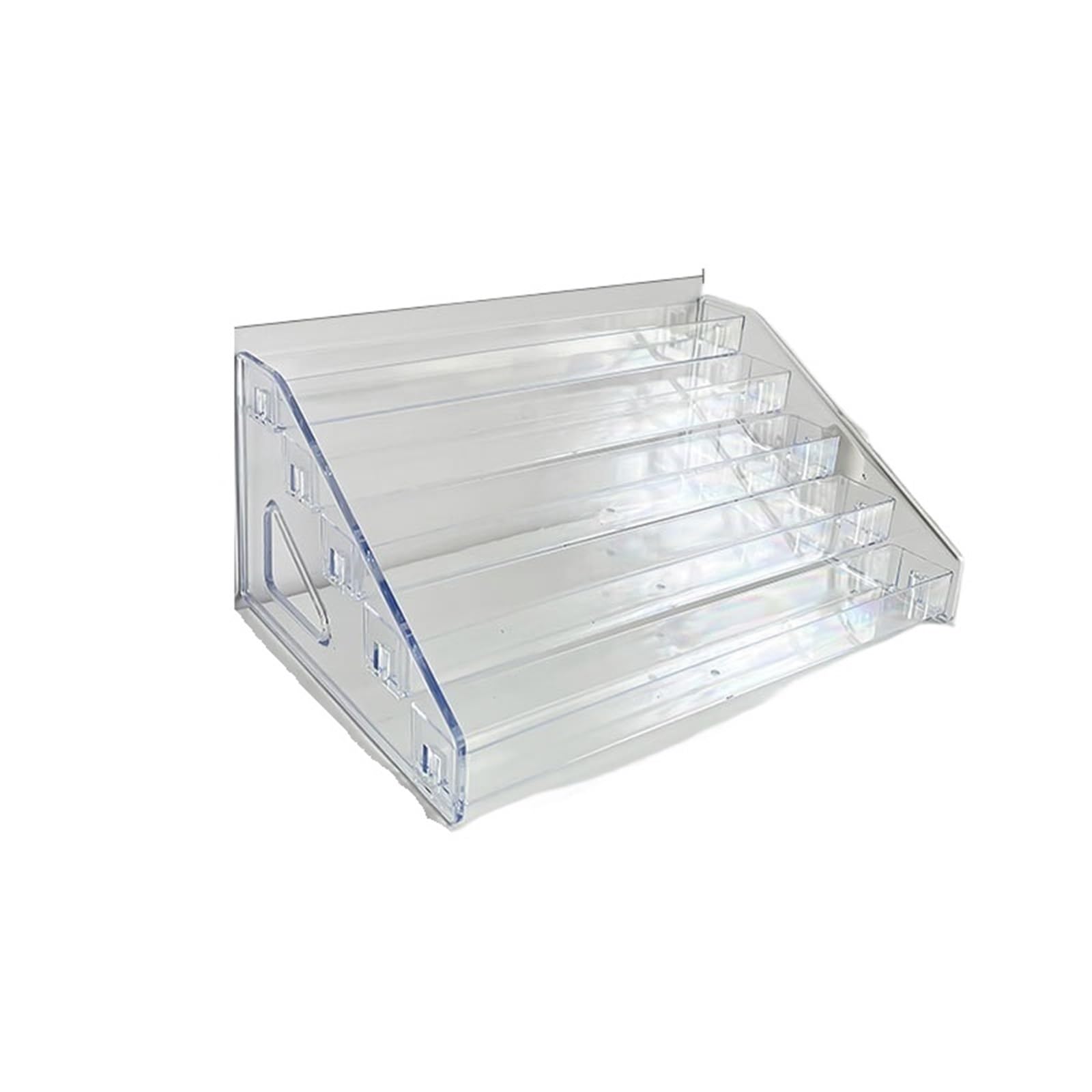 Huwoyg One Color 1Pcs Clear Desktop Business Card Holder Rack, Floral And Bouquet Display Stand For Postcards And Greeting Cards For Cards(31*21*13.5Cm)