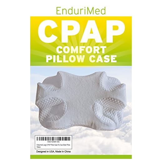 Pillow Case for Use with Endurimed CPAP Comfort Pillow - Standard White