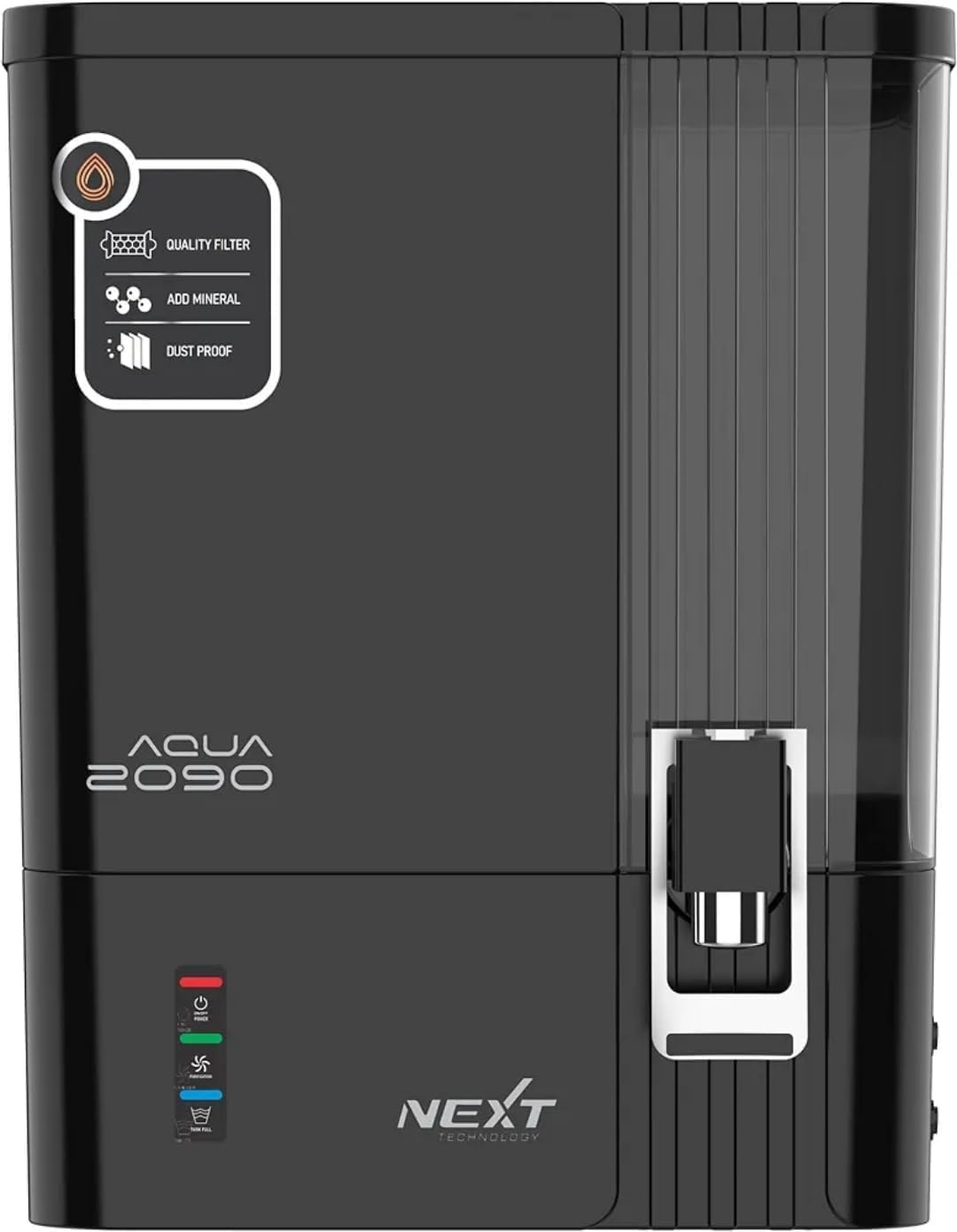 Water Purifier RO System, Black, Countertop 2090 RO Water Purifier | ISO Certified | 2000 TDS | Zinc Copper Alkaline | 10 Liter Storage | RO + UV + Zinc + Copper + Alkaline + TDS Control-image-20