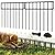 HIHADUUM 20Ft(L) X 13Inch(H) Garden Fence Animal Barrier - 14 Pack No Dig Fence Animal Barrier Fence Panels Metal Fencing Edging Border for Dog Rabbits and Outdoor Patio Yard Decorative Bottom Blocker