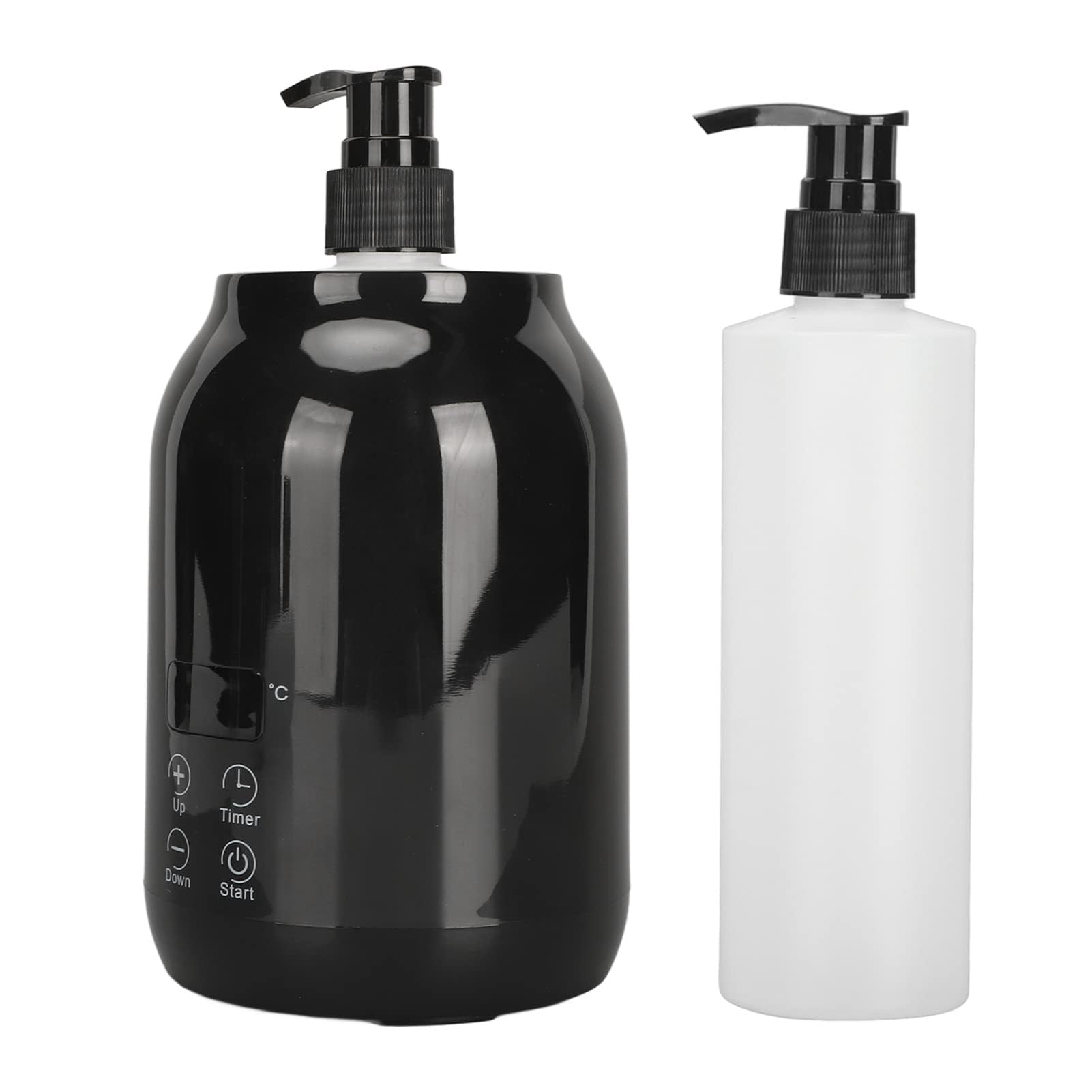 Chauffe-huile de Massage avec 2 Distributeurs de Bouteilles d'huile, Chauffe-bouteille de Lotion, Chauffe-lotion Essentiel Portable pour Massage à Domicile, Salon Professionnel,