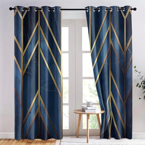 Rideau de fenêtre géométrique pour sublimer le salon et la chambre - 4