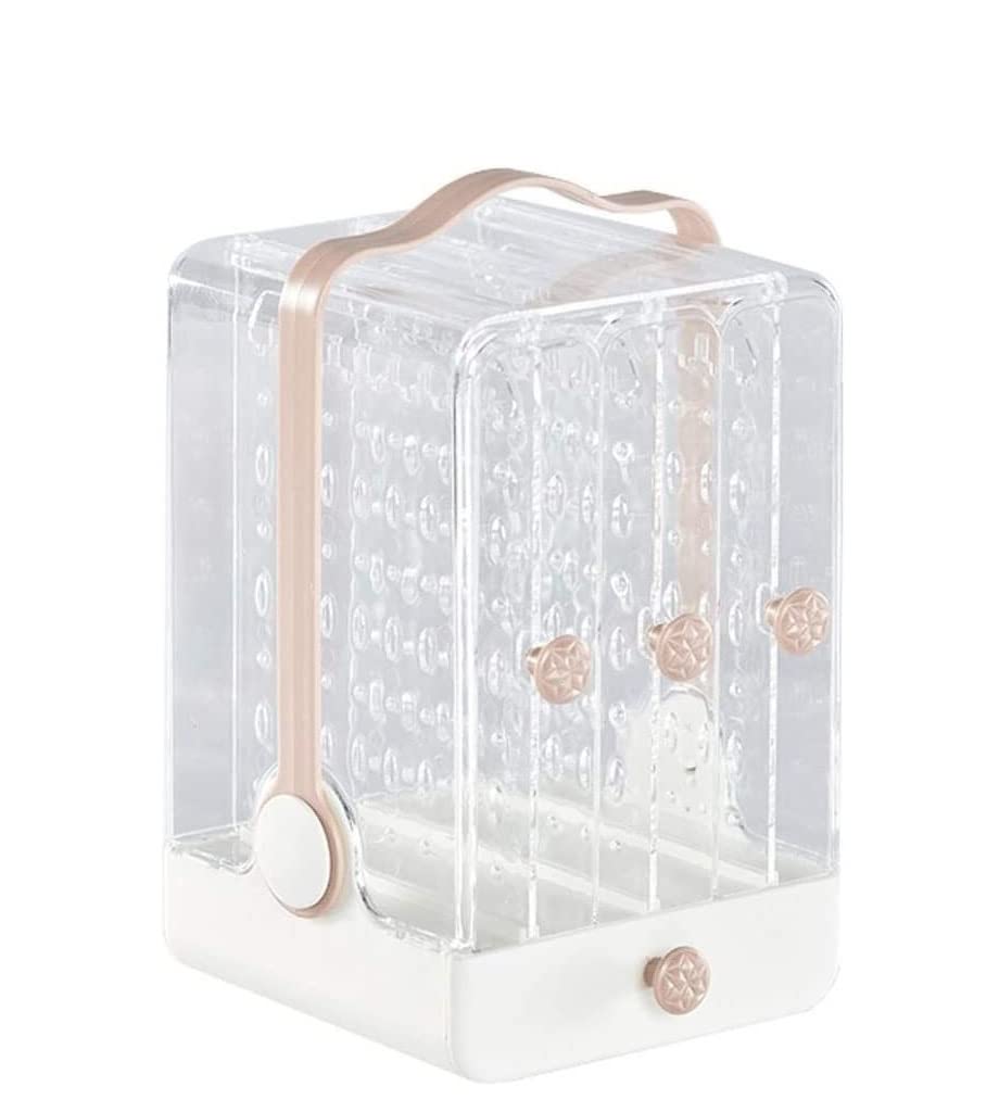 Portagioie Organizzatore di gioielli Espositore per gioielli trasparente con cassetti Organizzatore di gioielli per orecchini Bracciale Collana Accessori per la camera da letto (Colore: A, Dimensioni