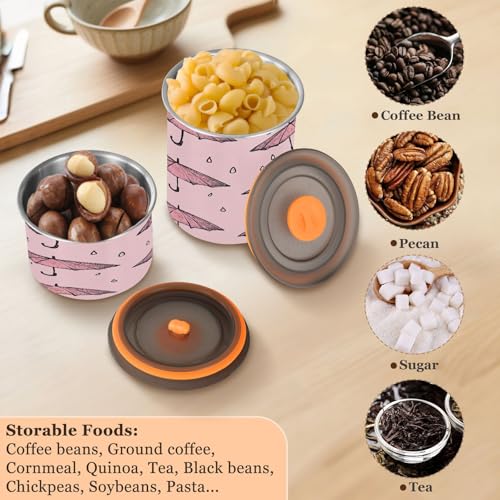 Recipiente hermético para café Blueangle 900 ml acero inoxidable miniatura 5