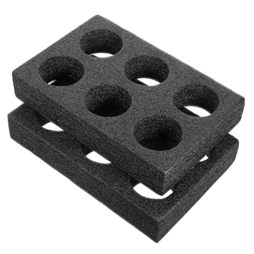 Homoyoyo 2pcs Foam Cup Holder for Mugs Lightweight Sponge Drink Carrier for Rv Camping Boats and Outdoor Use Secure Beverage Tray for Restaurants and Coffee Shops