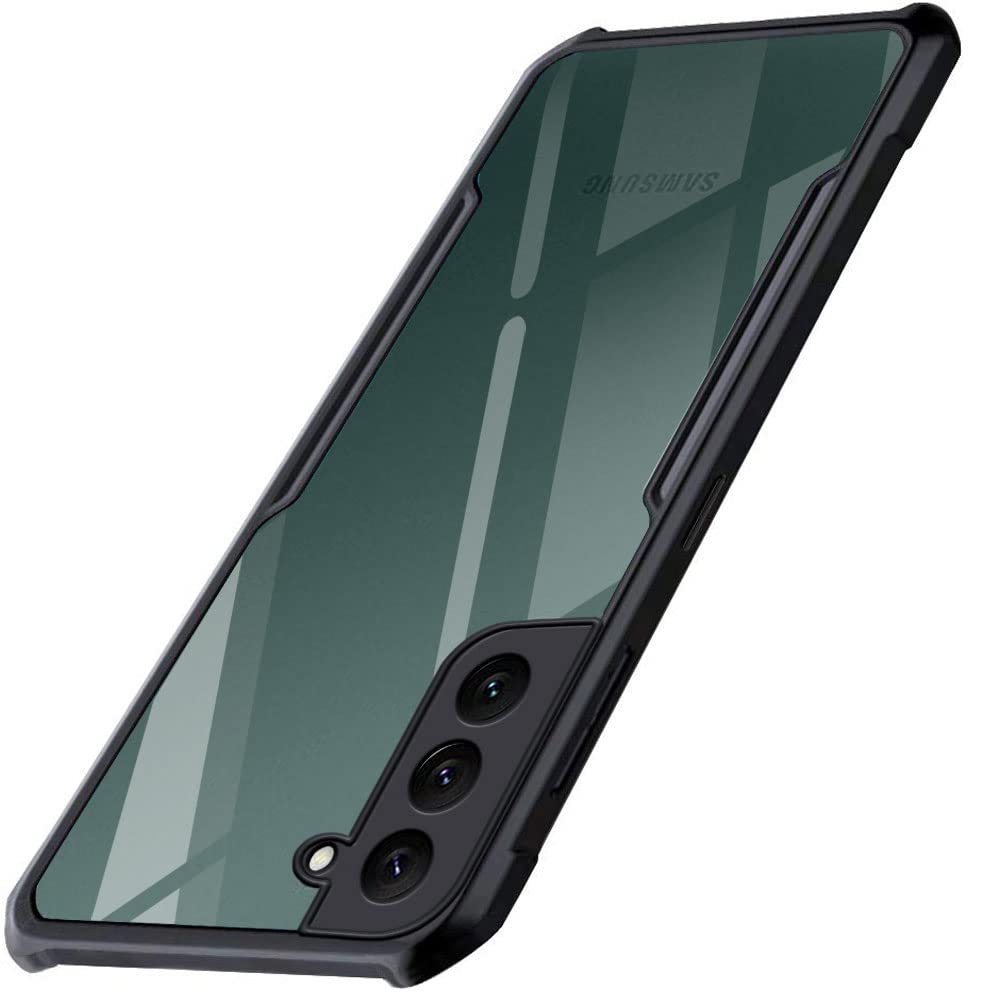 TheGiftKart Crystal Clear Back Cover Case for Samsung Galaxy S22 Plus 5G | 360 Degree Protection | Shock Proof Design | Transparent Back Cover Case for Samsung Galaxy S22+ 5G (PC & TPU | Black Bumper) (B09T93281S) Amazon Price History, Amazon Price Tracker