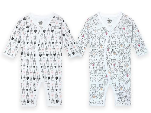 Image of The Mom Store Baby Romper Jabla Style Combo For Boys And Girls | Cotton | Soft Infant Bodysuit | Trendy Stylish Sleepwear For Newborn Baby | Printed | Unisex Comfortable Everyday Baby Wear