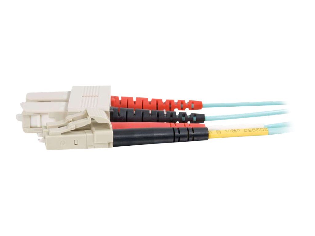 Câble de raccordement fibre optique duplex multimode LC vers SC OM3 10