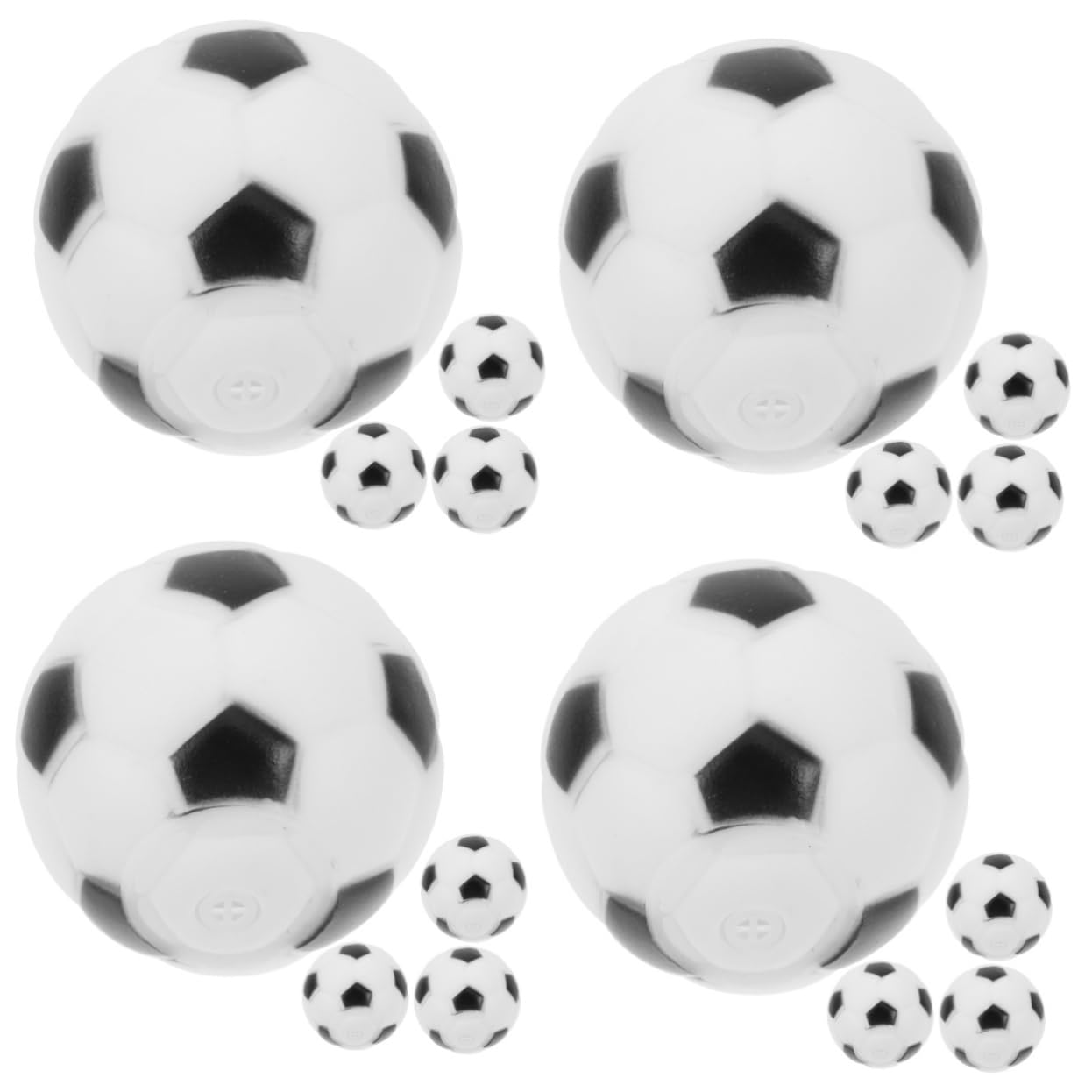 HANABASS 16pièces Quatre Jouets à Mordre Forme De Football pour Chiens Accessoires De Jeu Interactifs avec Couineur pour Exercice Divertissement des Animaux De Compagnie