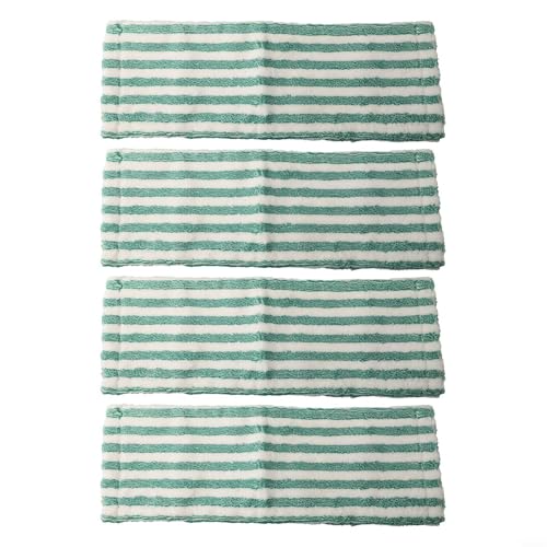 Paquete de 2 almohadillas de repuesto de microfibra compatibles con trapeadores Libman (4 unidades)