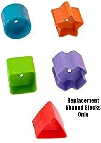 Miniatura 2 de Piezas de repuesto para Fisher-Price Baby First Blocks Playset - FGP10 ~ Bloques en forma de repuesto ~ Triángulo, estrella, cuadrado, círculo,