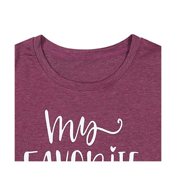 Grandma Shirt Women My Favorite People Call Me Nana Shirt Funny Short Sleeve Top Tee Shirt Red