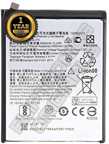 Image of BL270 Battery for Lenovo K6 Note, K6 Plus, K8 Note Battery with 1 Year Warranty**** (Z171)