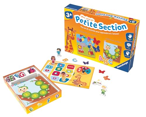 Ravensburger - Mes Jeux de Petite Section - Dès 3 Ans - 20 Activités Petite Section de Maternelle - Jeu Éducatif...