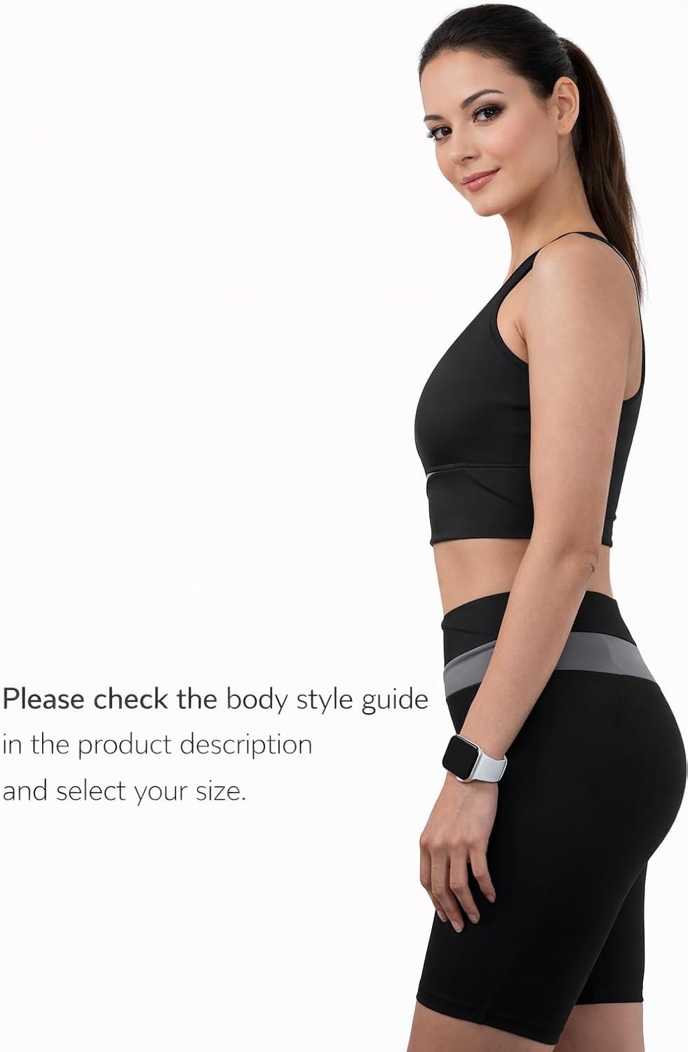 Women's 2-Piece Workout Set, Seamless Racerback Sports Bra and Biker Shorts, Polyester Spandex - Image 3