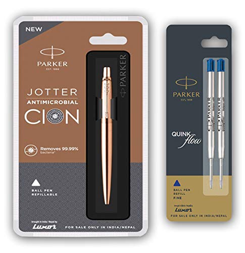 Penna A Sfera Parker Jotter Antimicrobica Rivestita In Rame ION