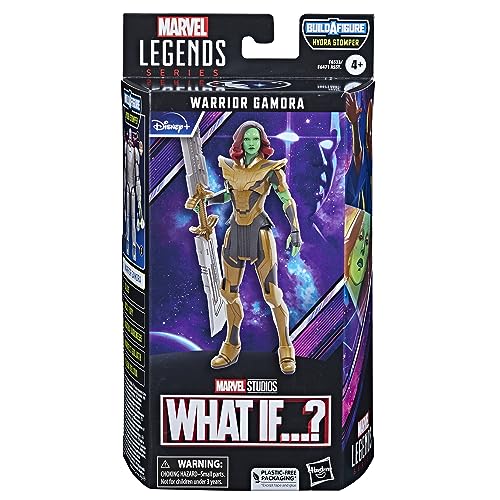 Hasbro Marvel Legends Series Warrior Gamora, What If...? Marvel Legends Action Figures, 6”, Flock, Medium - Image 2