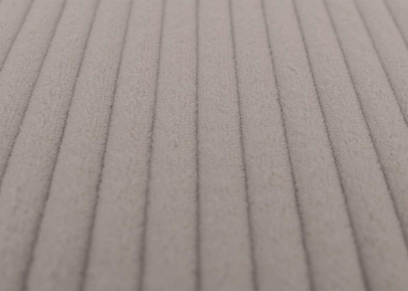Mendler Relaxsessel HWC-C76, Schaukelstuhl Sessel Schwingstuhl mit Hocker Stoff Cord 320g/m² Öko-Tex - hellgrau Gestell weiß
