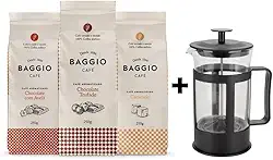 Kit Café Gourmet Baggio em Pó + Cafeteira Prensa Francesa 300ml