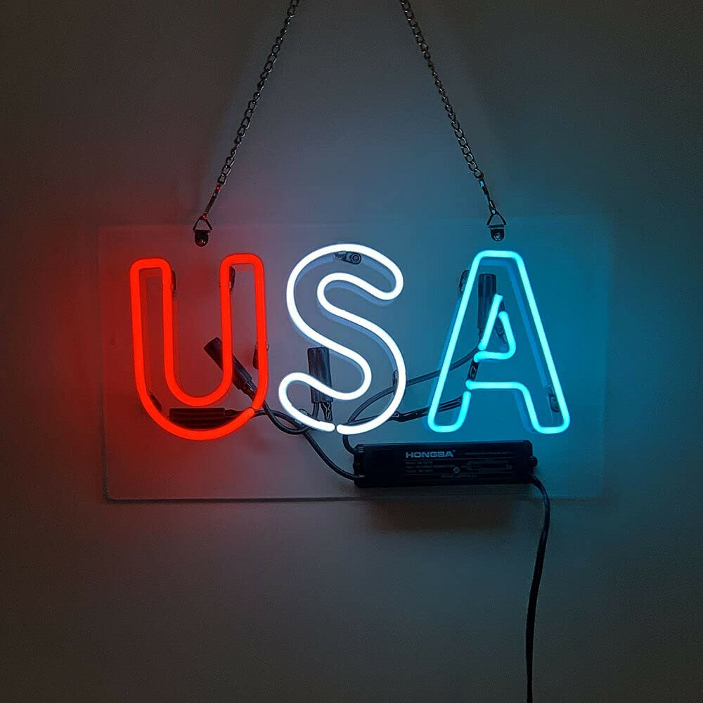 Amazon | ネオンサイン USA NEON SIGN アメリカ室内装飾 壁掛け 飾り品 