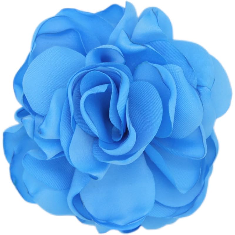 Image of Rose Brooch and Pin for Women Elegant Delicate Flower Pin Shawl Clip Duck Beak Clip for Women's Dress Banquet Party Jewelry Gift